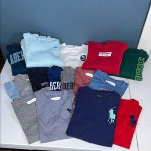 Abercrombie Kids Boys Clothing Bundle (16 Items)